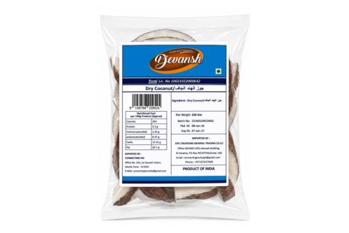 Dry Coconut – 250gm Devansh