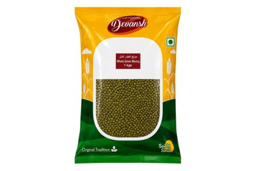 Green Whole Moong – 1Kg Devansh