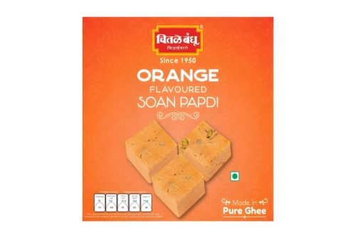 Soan Papdi Orange – 200gm Chitale