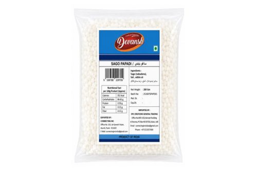 Sabudana Papdi – 200gm Devansh