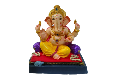 13 Inch Eco-Friendly Ambhuja Ganpati Idol