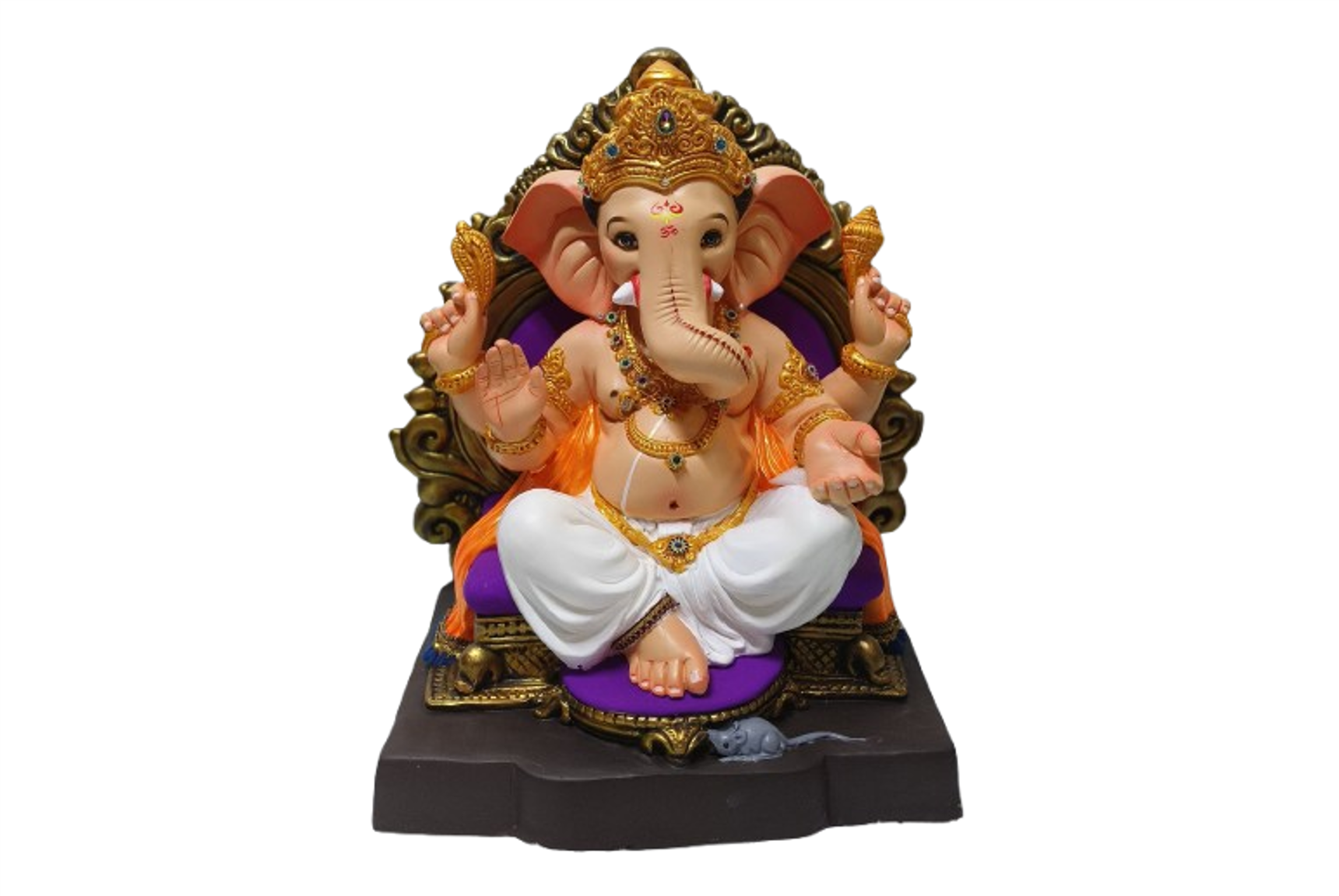 20 Inch Eco-Friendly Churangwala Ganesha Idol