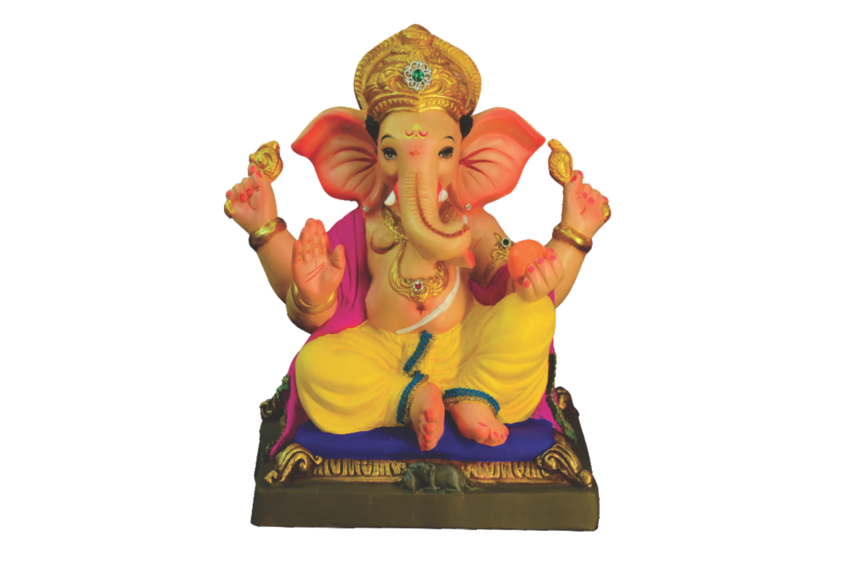 16 Inch Eco Friendly Dupattewala Ganesha Idol