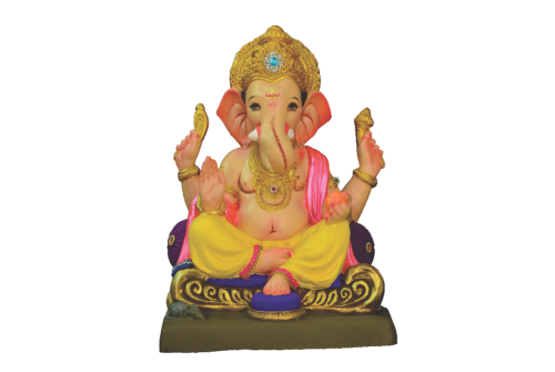 15 Inch Eco-Friendly Gajanan Ganpati Idol