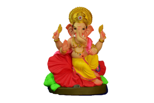 19 Inch Eco-Friendly Jaswandwala Ganpati Idol