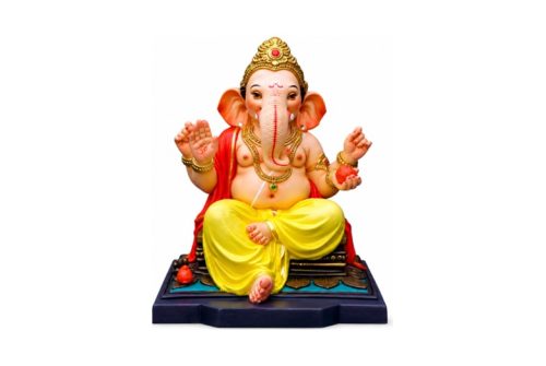 10 Inch Eco-Friendly Lord Siddhesh Ganpati Idol