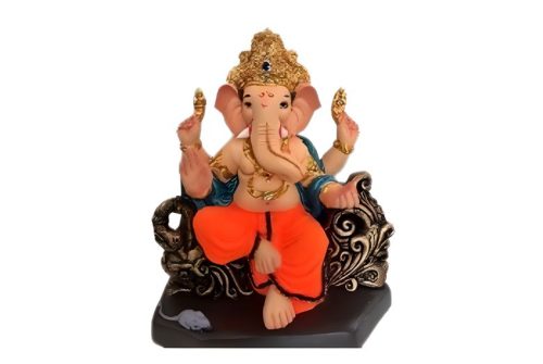 22 Inch Eco-Friendly Rudra Ganpati Idol