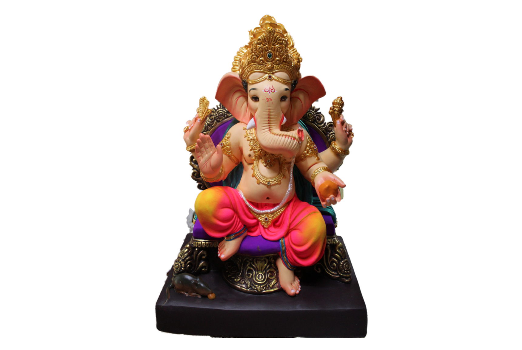 28 Inch Eco Friendly Shihasanwala Ganpati Idol