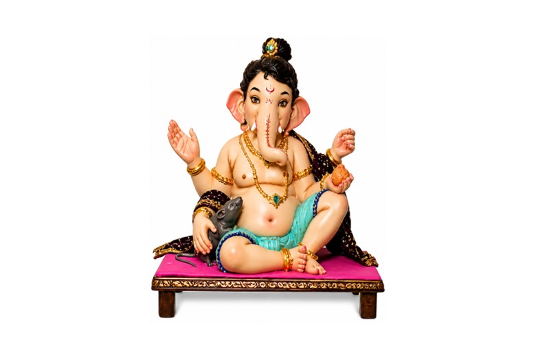 17.5 x 11 x 19H Eco-Friendly Udirwala Balganesha Idol
