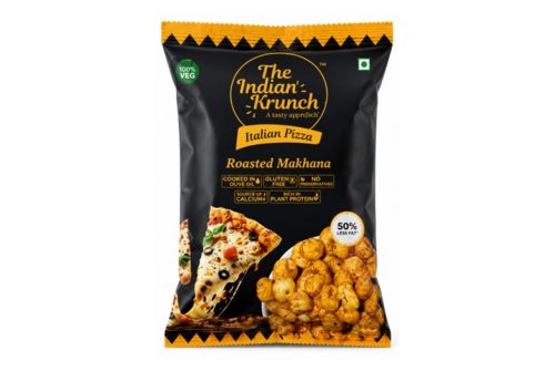 Roasted Makhana-Italian Pizza The Indian Krunch