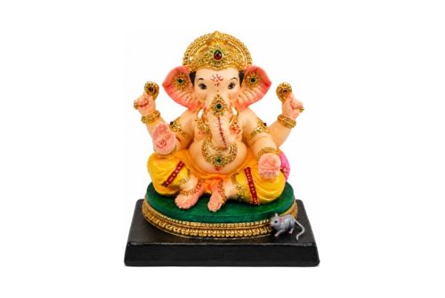 12 Inch Eco-Friendly Alankari Ganpati Idol