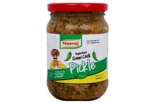 Green Chilli Pickle 300gm Neeraj Foods