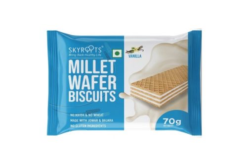 Mahamart Skyroot Millet Wafer Biscuit Vanila Flavor